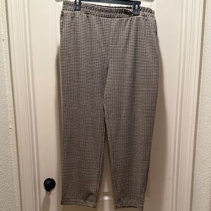 a new day Women’s Black and White Patterned Dress Pants